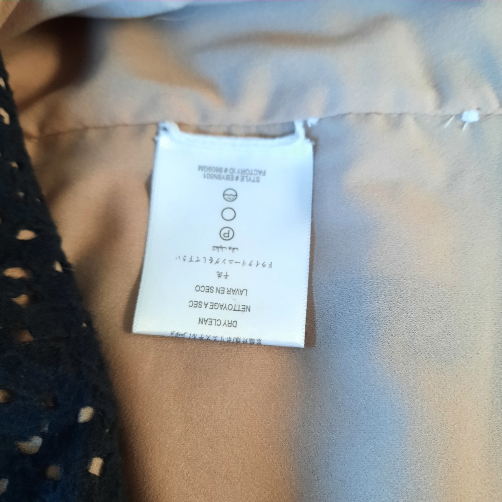 BCBGMaxAzria Alice Lace Black and Tan Dress - Picture 4 of 9